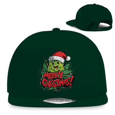 Snapback Rapper Cap - Merry Christmas Bud | Division420®