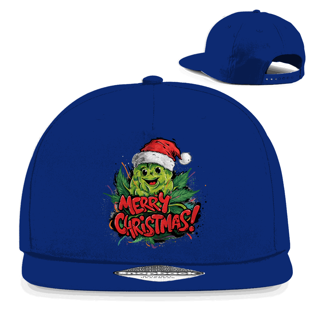 Snapback Rapper Cap - Merry Christmas Bud | Division420®