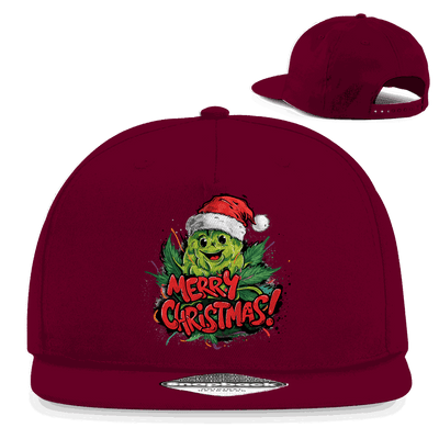Snapback Rapper Cap - Merry Christmas Bud | Division420®