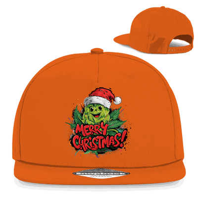 Snapback Rapper Cap - Merry Christmas Bud | Division420®
