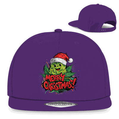 Snapback Rapper Cap - Merry Christmas Bud | Division420®