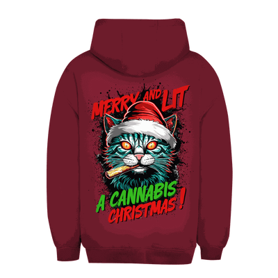Unisex Oversize Hoodie - Merry Christmas Cat | Division420®