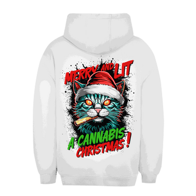 Unisex Oversize Hoodie - Merry Christmas Cat | Division420®