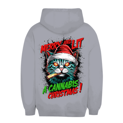 Unisex Oversize Hoodie - Merry Christmas Cat | Division420®
