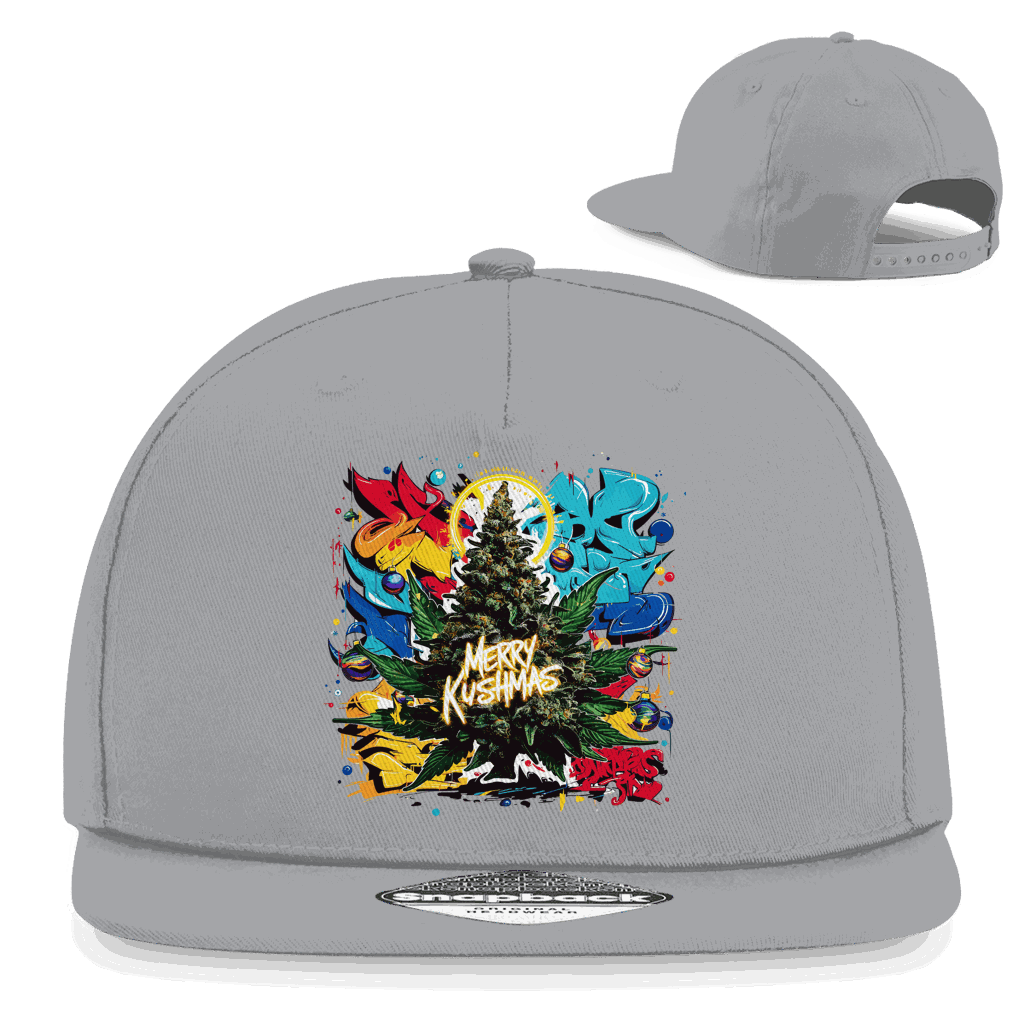 Snapback Rapper Cap - Merry Kushmas | Division420®