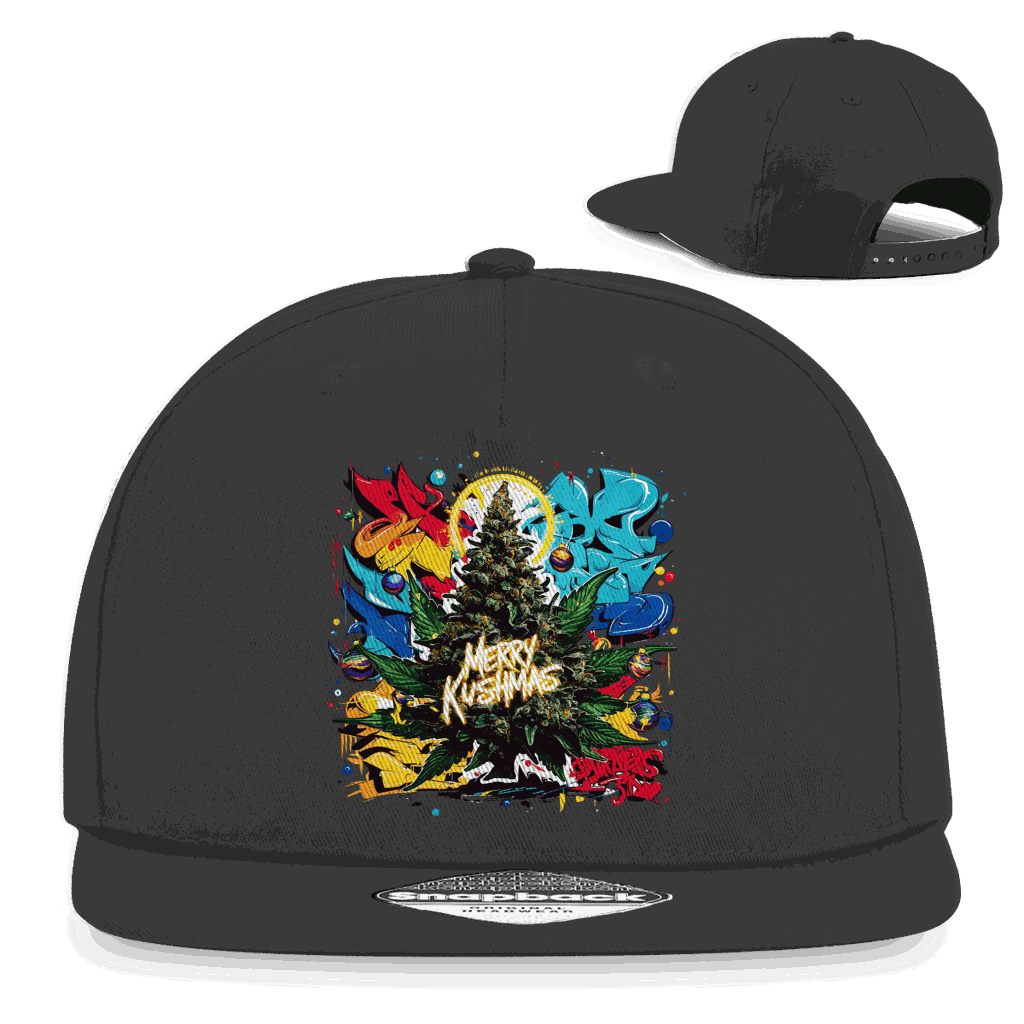 Snapback Rapper Cap - Merry Kushmas | Division420®
