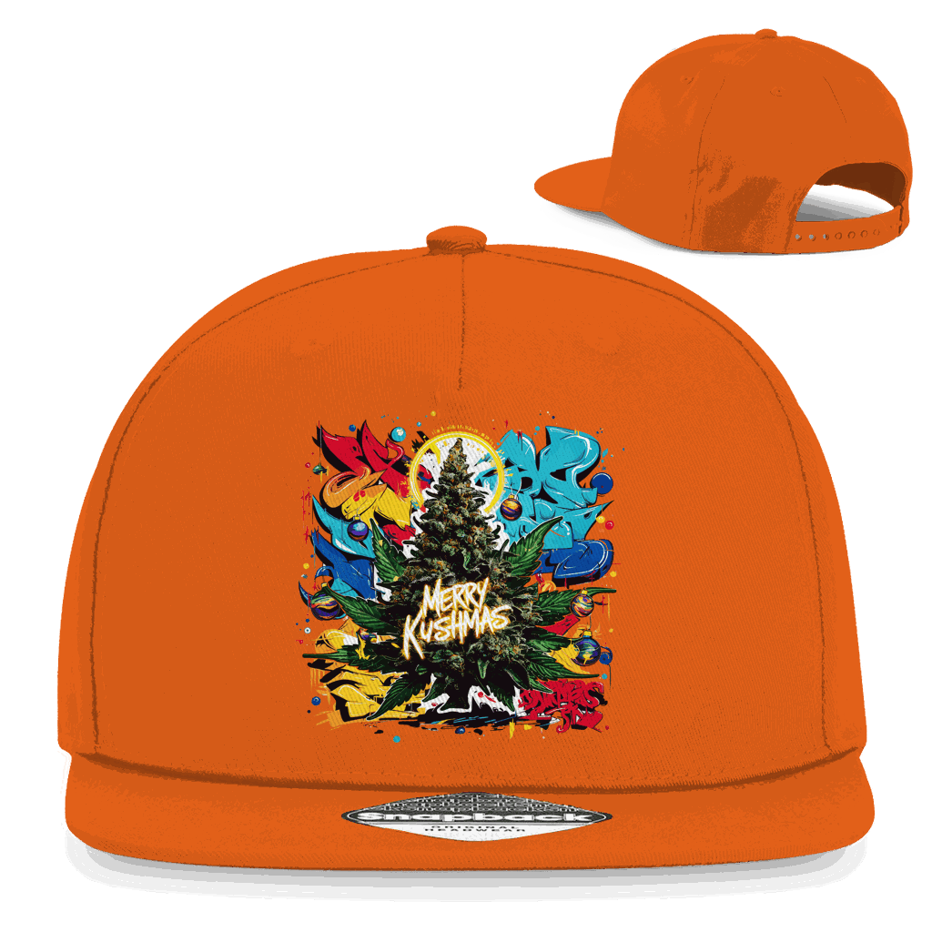 Snapback Rapper Cap - Merry Kushmas | Division420®