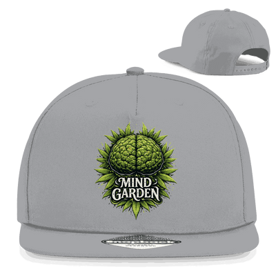 Snapback Cap mit Mind Garden Art Print von Division420, 5-Panel Design, Baumwoll-Twill, urbaner Streetwear-Stil
