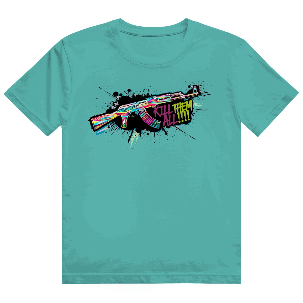 Heavy Cotton T-Shirt - Kill Them All Art Print | Division420®
