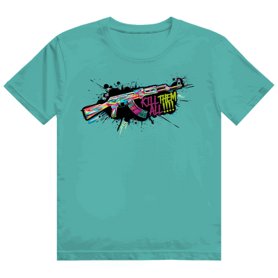 Heavy Cotton T-Shirt - Kill Them All Art Print | Division420®