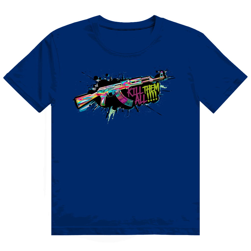 Heavy Cotton T-Shirt - Kill Them All Art Print | Division420®