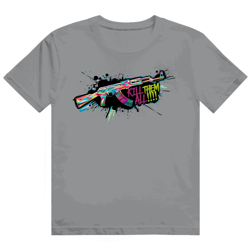 Heavy Cotton T-Shirt - Kill Them All Art Print | Division420®