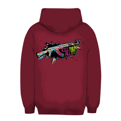 Unisex Oversize Hoodie - Kill Them All Art Print | Division420®
