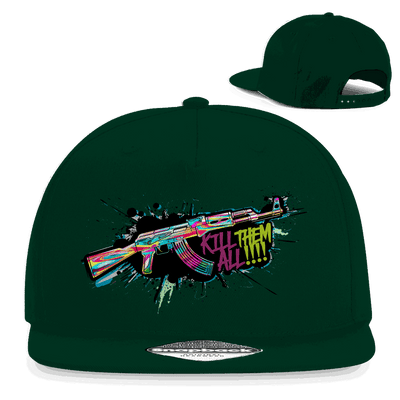 Snapback Rapper Cap - Kill Them All Art Print | Division420®
