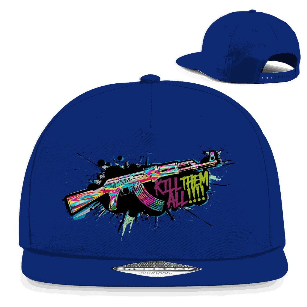 Snapback Rapper Cap - Kill Them All Art Print | Division420®