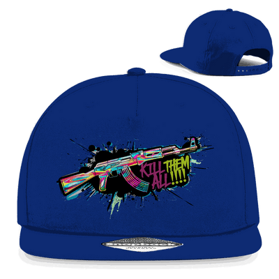 Snapback Rapper Cap - Kill Them All Art Print | Division420®