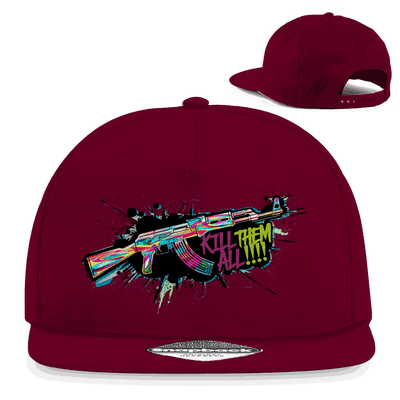 Snapback Rapper Cap - Kill Them All Art Print | Division420®