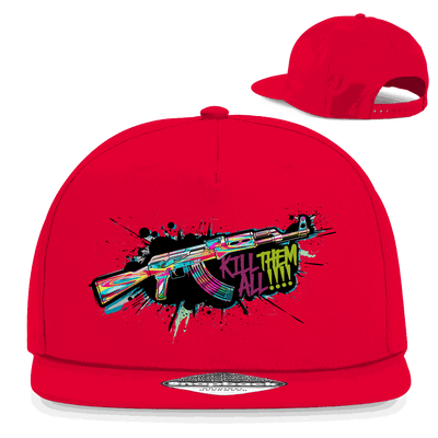Snapback Rapper Cap - Kill Them All Art Print | Division420®