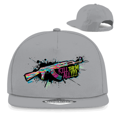 Snapback Rapper Cap - Kill Them All Art Print | Division420®