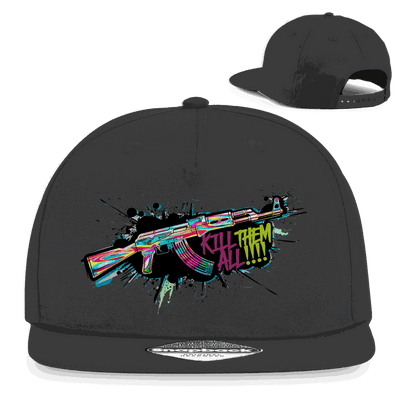 Snapback Rapper Cap - Kill Them All Art Print | Division420®