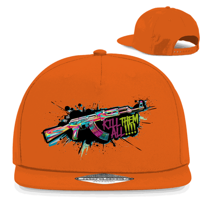 Snapback Rapper Cap - Kill Them All Art Print | Division420®