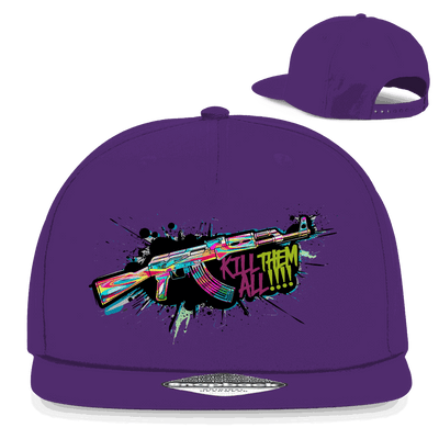 Snapback Rapper Cap - Kill Them All Art Print | Division420®