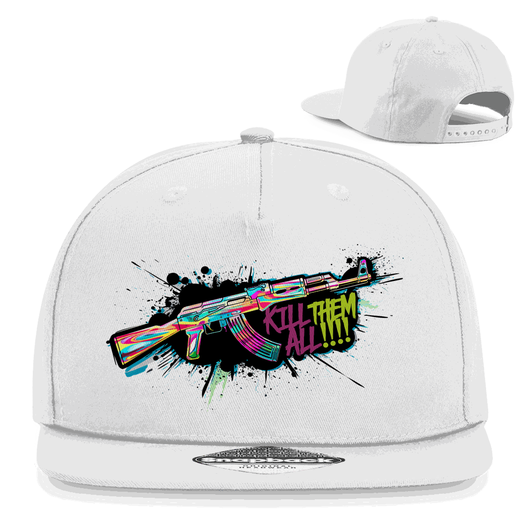 Snapback Rapper Cap - Kill Them All Art Print | Division420®