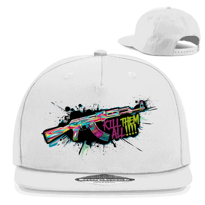 Snapback Rapper Cap - Kill Them All Art Print | Division420®