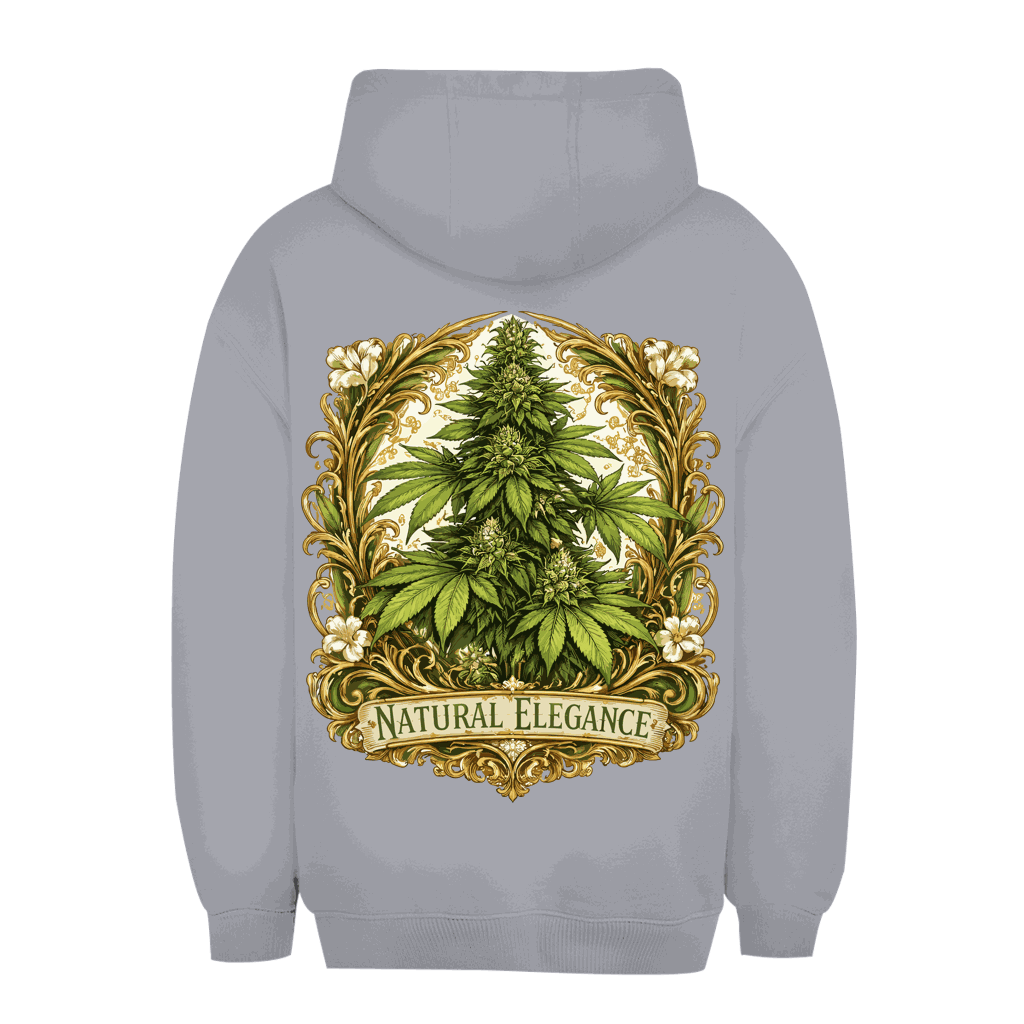 Unisex Oversize Hoodie Natural Elegance von Division420 mit Kapuze und Kängurutasche in entspanntem urbanen Stil