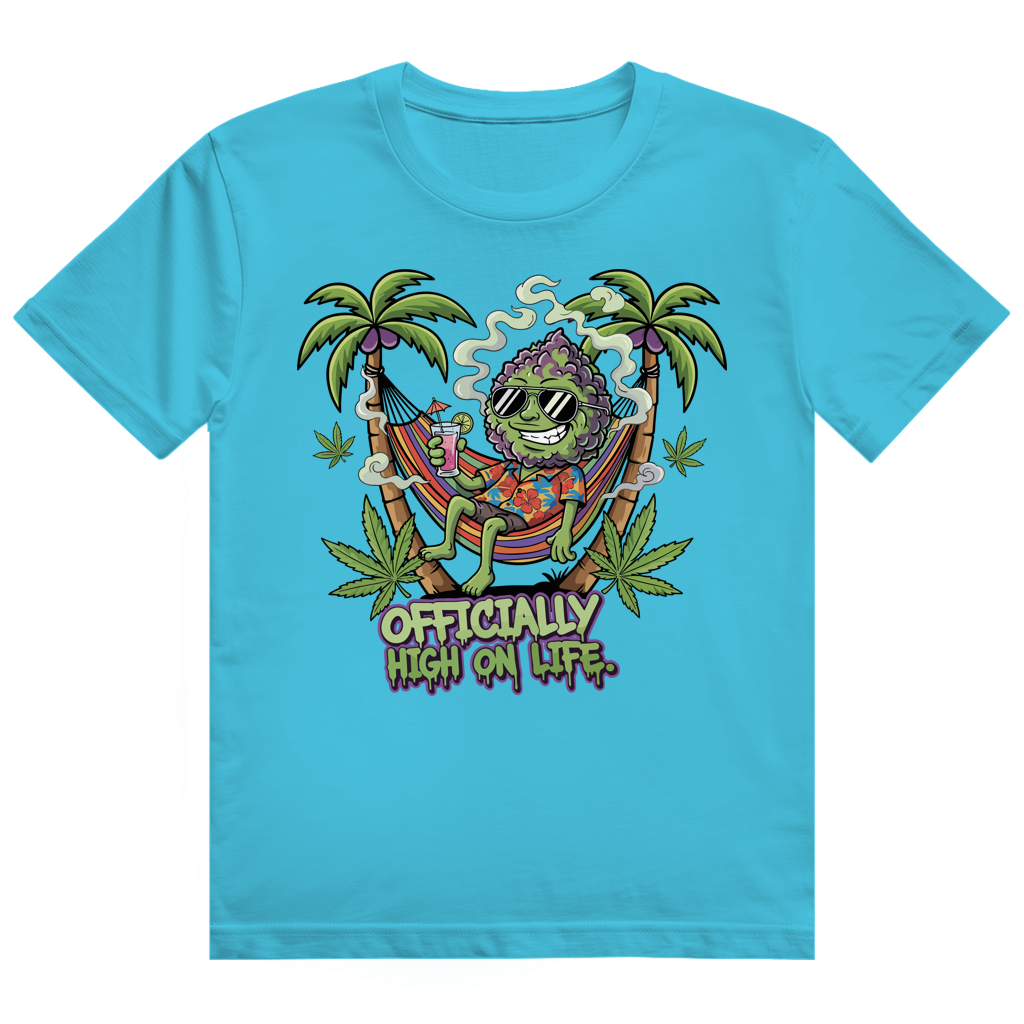 Division420 Heavy Cotton T-Shirt in Weiß, modernes Streetstyle Shirt aus 100% Baumwolle mit stabilem Rippkragen und komfortablem Tubular Fit