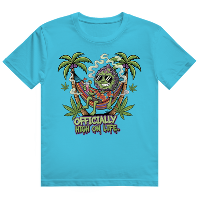 Division420 Heavy Cotton T-Shirt in Weiß, modernes Streetstyle Shirt aus 100% Baumwolle mit stabilem Rippkragen und komfortablem Tubular Fit