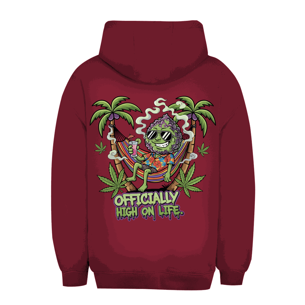 Division420 Unisex Oversize Hoodie offiziell High On Life urbaner Style und nachhaltiger Komfort