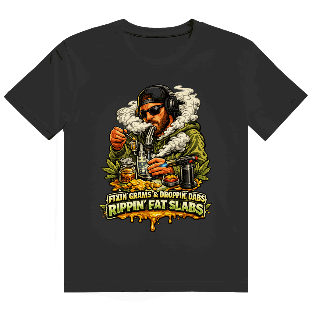 Heavy Cotton T-Shirt - Fat Slapbs Dabs | Division420®