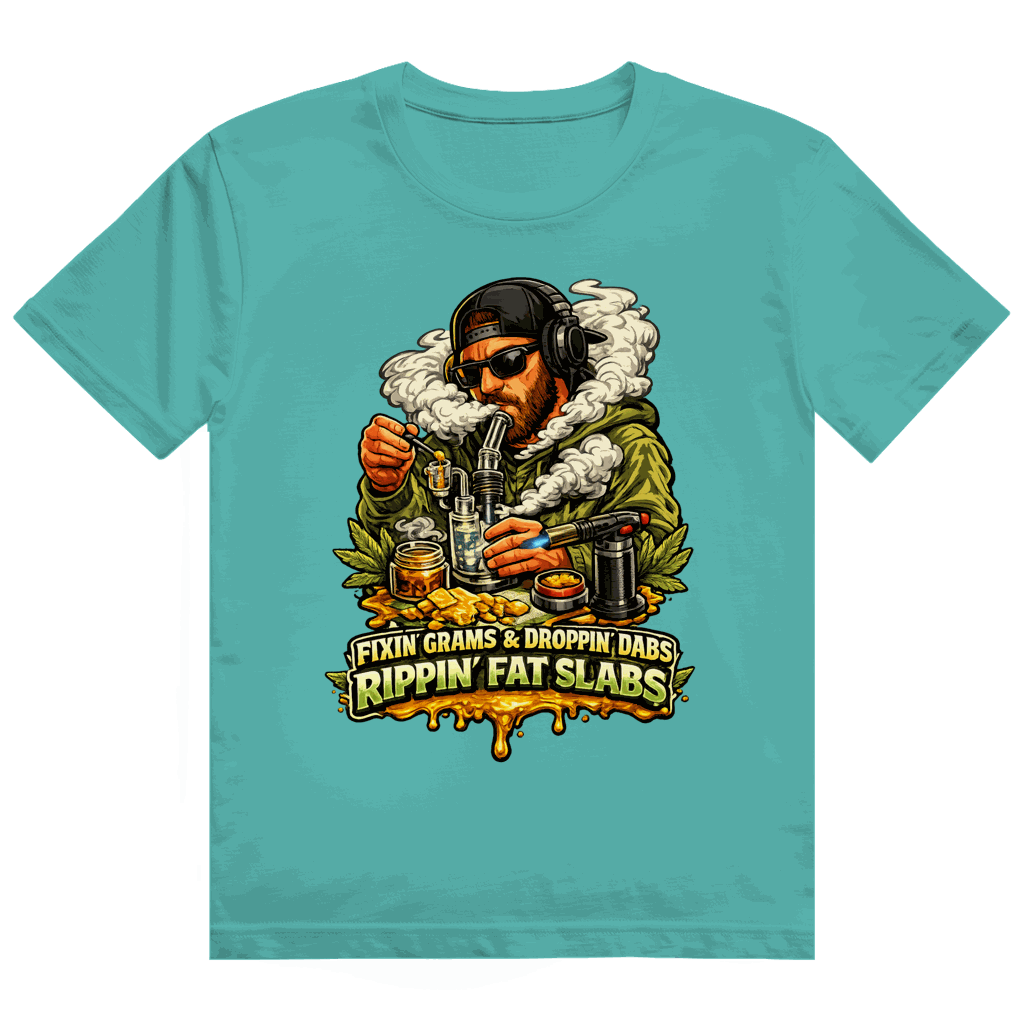 Heavy Cotton T-Shirt - Fat Slapbs Dabs | Division420®