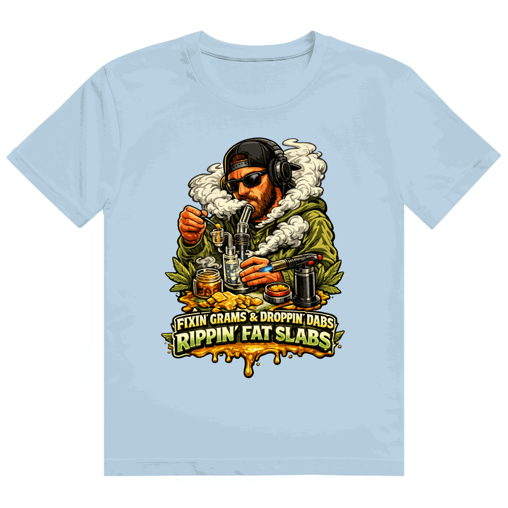 Heavy Cotton T-Shirt - Fat Slapbs Dabs | Division420®