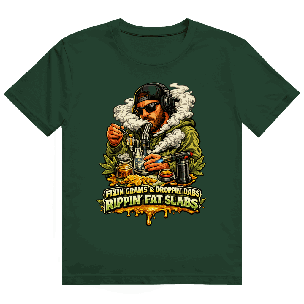 Heavy Cotton T-Shirt - Fat Slapbs Dabs | Division420®