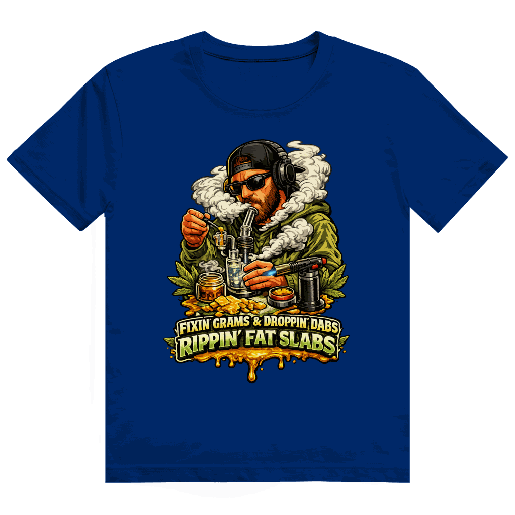 Heavy Cotton T-Shirt - Fat Slapbs Dabs | Division420®