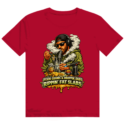 Heavy Cotton T-Shirt - Fat Slapbs Dabs | Division420®