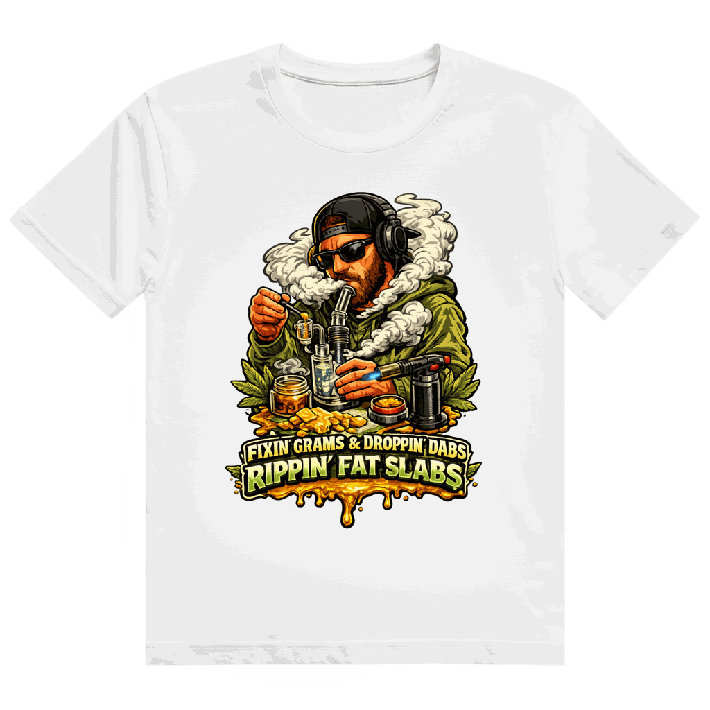 Heavy Cotton T-Shirt - Fat Slapbs Dabs | Division420®