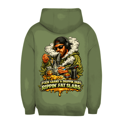 Unisex Oversize Hoodie - Fat Slapbs Dabs | Division420®