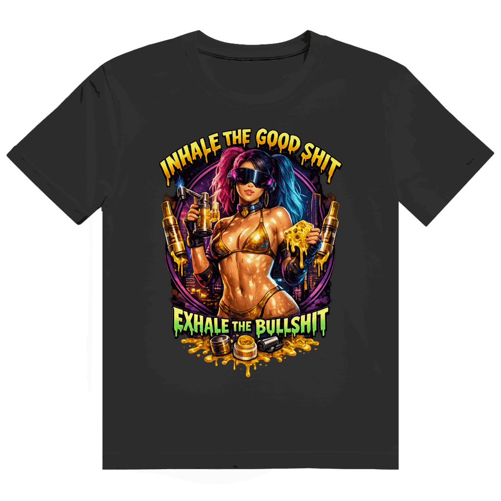 Heavy Cotton T-Shirt - Exhale the Bullshit | Division420®