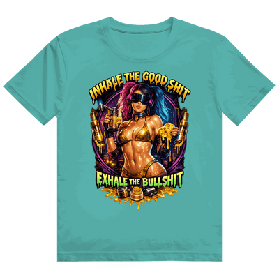 Heavy Cotton T-Shirt - Exhale the Bullshit | Division420®