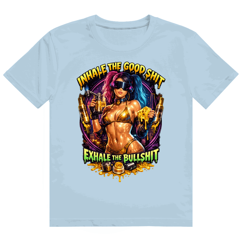 Heavy Cotton T-Shirt - Exhale the Bullshit | Division420®