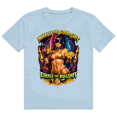 Heavy Cotton T-Shirt - Exhale the Bullshit | Division420®