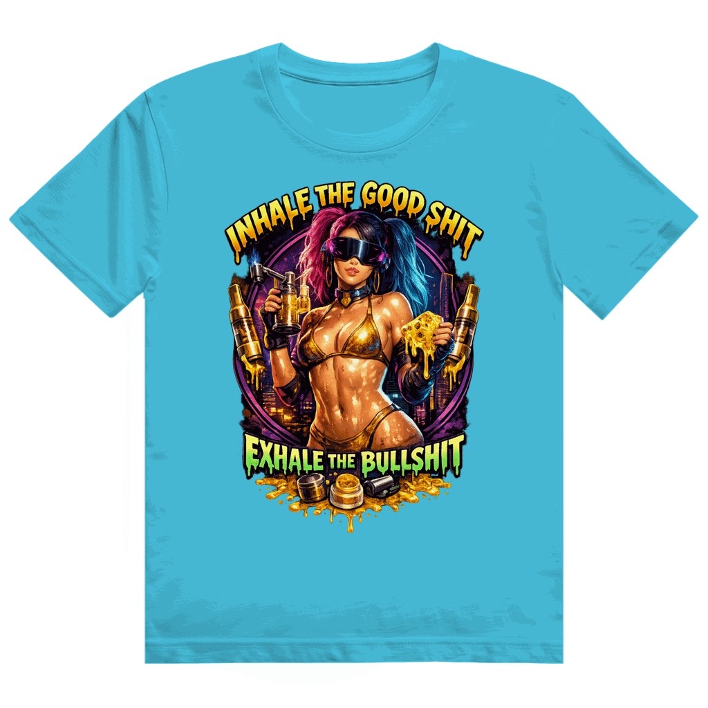 Heavy Cotton T-Shirt - Exhale the Bullshit | Division420®