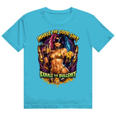 Heavy Cotton T-Shirt - Exhale the Bullshit | Division420®