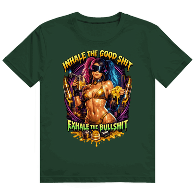 Heavy Cotton T-Shirt - Exhale the Bullshit | Division420®