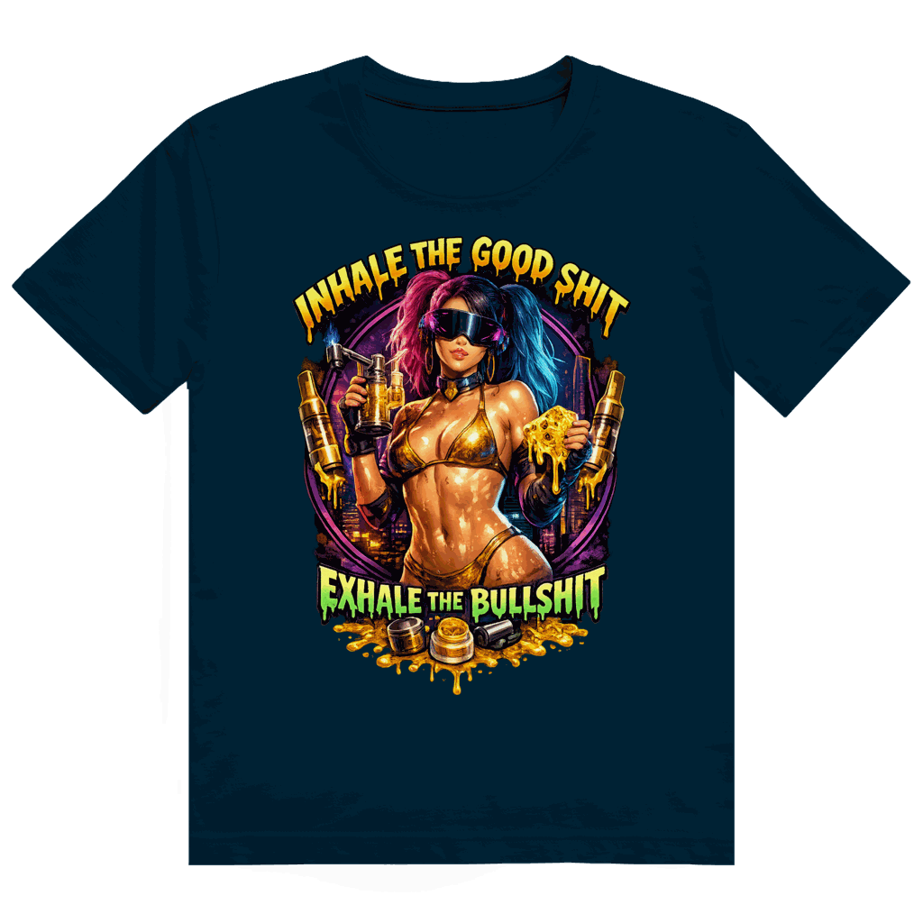 Heavy Cotton T-Shirt - Exhale the Bullshit | Division420®