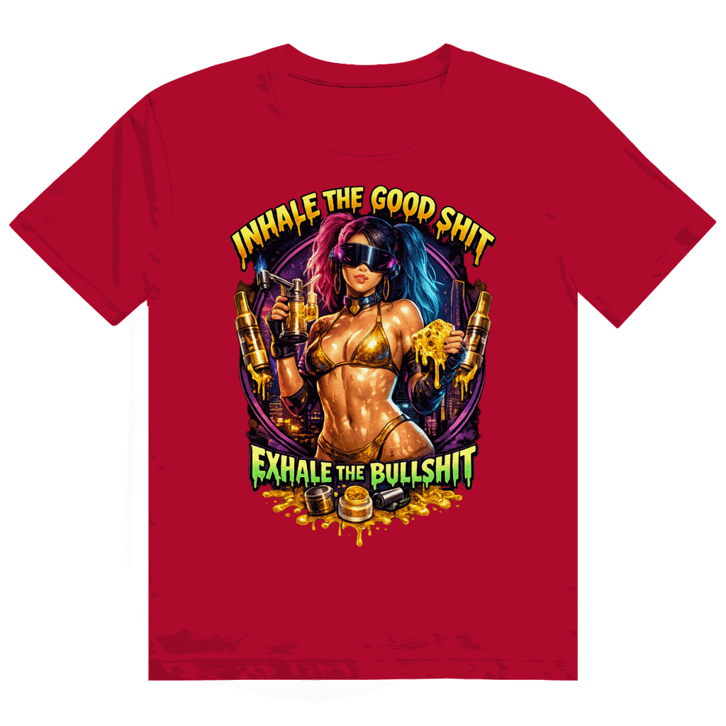 Heavy Cotton T-Shirt - Exhale the Bullshit | Division420®