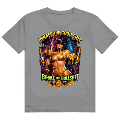 Heavy Cotton T-Shirt - Exhale the Bullshit | Division420®